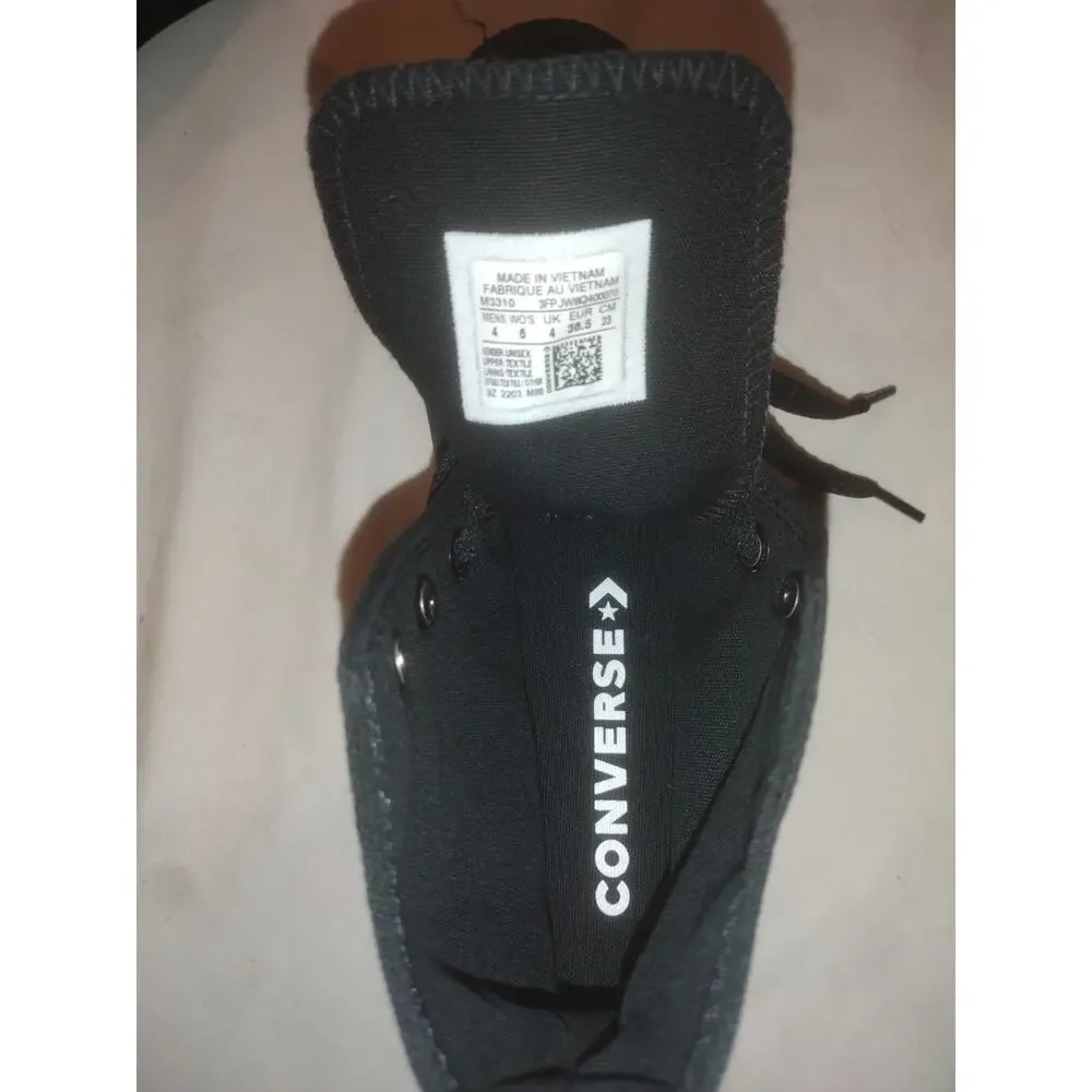 Size 4 Men's 6 Womens- Converse Chuck Taylor All Star High All Black New In Box